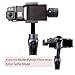 HolaFoto Mount Plate GoPro Adapter for GoPro Hero Hero 7 6 5 4 3+ Camera Used with DJI Osmo Mobile 2 /Zhiyun Smooth 4 Q/C/C+ / Feiyu SPG 2 Handheld Stabilizer Gimbal to Connects (Plate Only)