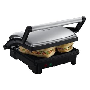 Russell-Hobbs-3-in-1-Panini-Press-Grill-and-Griddle-17888-Stainless-Steel Russell Hobbs 3-in-1 Panini Press, Grill and Griddle 17888, Stainless Steel