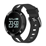 WFCL Fitness Tracker,Wireless Smart Activity Trackers and Sleeping Management Wristband Blood Pressure Heart Rate Monitor Sport Bracelet Pedometer Watch ,for IOS Android Wristband. (Black)
