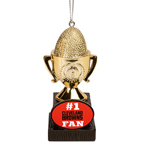 NFL Football Trophy e Ornament (Cleveland Browns)