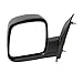 2003-2007 Chevrolet/Chevy Express & GMC Savana 1500, 2500, 3500 Van Manual Black Textured Folding Rear View Mirror Left Driver Side (2003 03 2004 04 2005 05 2006 06 2007 07)
