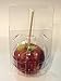 Clear Candy Apple Containers- 20 Pcs Bubble Candy Apple Boxes- Large Candy Apple Container Boxes- Plus 20 Bamboo Candy and Caramel Apple Sticks Wood Skewer- Great for Standard and Large Size Apples