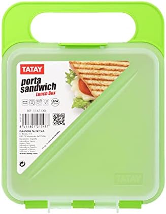 Porta-sanduíches fresco Design reutilizável com fecho BPA Free Clip