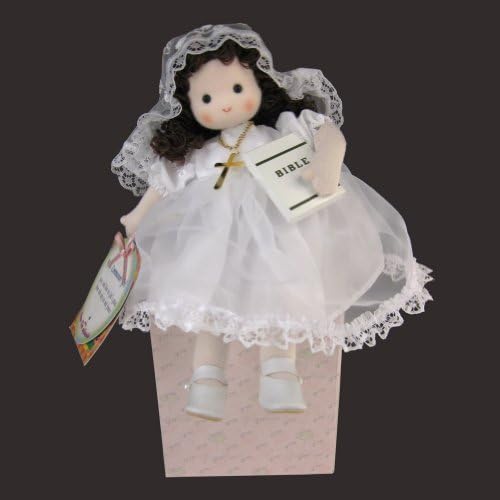 Green Tree Products First Communion Brunette Musical Doll