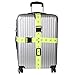 Wuudi Heavy Superior Strength Extra Long Cross Luggage Strap Suitcase Travel Belt Travel Tags Accessories (Fluorescent green)