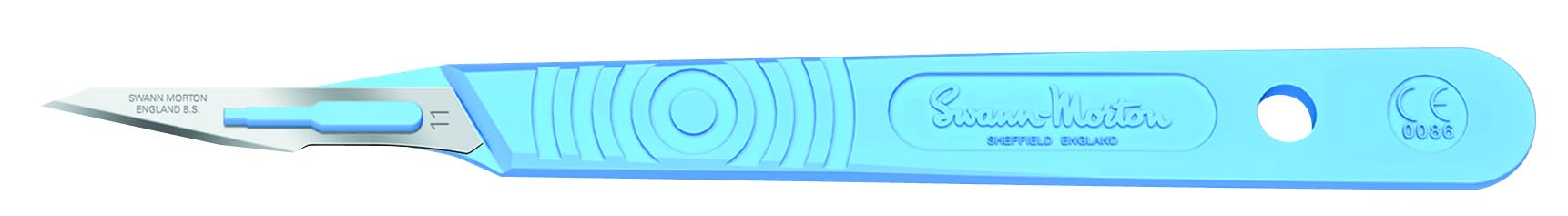 Swann-Morton 0503 Disposable Scalpel Sterile, 11 Size, Pack of 10