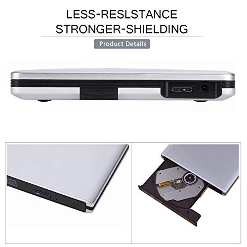 image for USB 3.0 External DVD CD Drive Burner,TENNBOO Portable CD/DVD-RW Burner