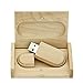Maple Wood USB Flash Drive with Wooden Box U Disk Memory Stick Pen drive (16GB, 3.0)
