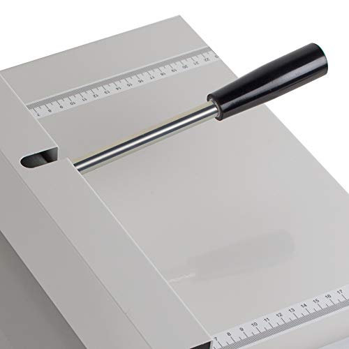 Enshey 13.7" 350mm Manual Creasing Machine Scoring Paper Creasing Machine Scorer Perforator Paper Creaser Creasing Desktop A4 Paper Card Machine High Gloss Covers