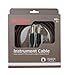 Kirlin Cable IWB-201BSG-10/BU - 10 feet - 1/4-Inch Straight Premium Plus Instrument Cable Burgundy Black Tweed Woven Jacket