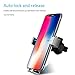 ELEWIUM Gravity Car Mount Universal Air Vent Cell Phone Holder iPhone Samsung LG HTC & Other Smartphone Devices-360° Rotating Joint & Adjustable Auto Clamping With Anti-Scratch Silicone Clips