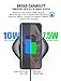 PeohZarr Wireless Charger Upgraded, Qi 7.5W Fast Wireless Charging Pad for iPhone 11/11 Pro/11 Pro Max/XS MAX/XR/XS/X/8, 10W for Galaxy S10/S10+/S10E/S9/S8/S7 Note10/9/8 (No AC Adapter)
