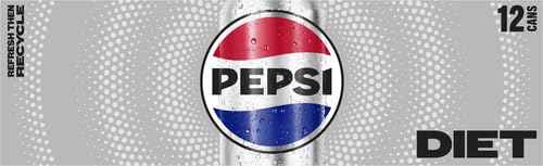 DIET PEPSI COLA SODA, 12 FL OZ CANS (PACK OF 12)