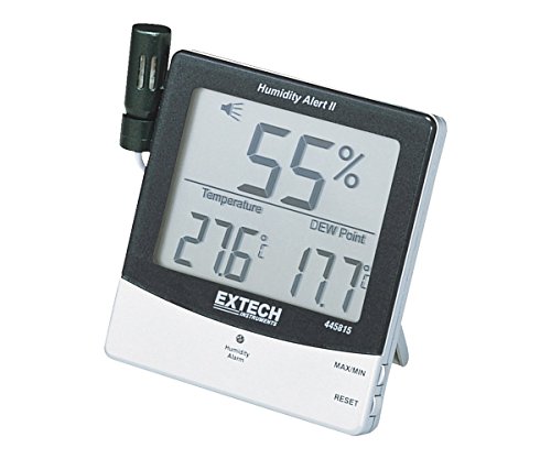 Extech 445815 Hygro-Thermomètre À Grand Chiffres Avec Alerte Hygrométrique