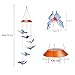 Solar Wind Chimes,Coloful Butterfly Led Solar Wind Chimes Lights Outdoor Color Changing Solar Mobile Hanging Wind Bell Lights for Patio Garden Lighting Home Decoration