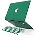 IBENZER Compatible with Old Version MacBook Air 13 Inch Case (2010-2017 Release), Plastic Hard Shell Case with Keyboard & Screen Cover for Mac Air 13, Peacock Green, A13LMGN+2