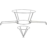 Maple Syrup Cone Filter Holder,Maple Syrup Cone Filter Stand - Stainless Steel Strainer Rack with Folding Arms for Restaurant