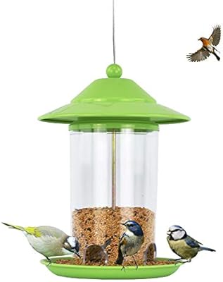Sungmor Green Baking Varnish Metal Bird Feeder For Outside 9 3