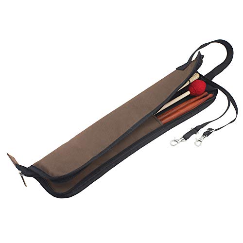 EDTara Drumstick Bag Case Drum Stick Holder Portable Waterproof Percusssion Drum Mallet Bag Carrying Strap - Thumbnail 7