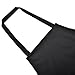 Heselian Professional White Bib kitchen Apron, Cooking Apron, Chef Aprons, Apron for Women, Apron For Men, Durable, Machine Washable, Comfortable