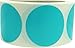 Teal Color Coding Labels Round Circle Dots 2 Inch 500 Total Adhesive Stickers