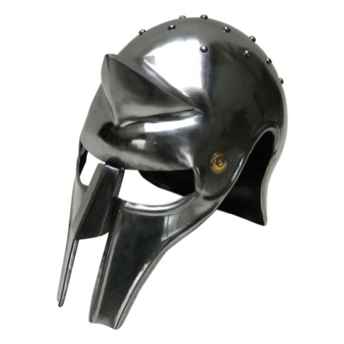Armor Venue - Deluxe Gladiator Helmet - Metallic - One Size