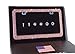 JR2 Luxury Handmade Premium Rhinestone Metal License Plate Frame with Gift Box+Free Premium Diamond Anti-Theft Screw Cap (Pink)