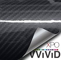 VVIVID High Gloss Black Carbon Fiber Tech Art 3-Layer 3D Realistic True Carbon Fiber Look Cast Vinyl Wrap (7ft x 5ft)