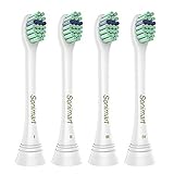 Sonimart Compact Premium Replacement Toothbrush Heads for Philips Sonicare ProResults HX6023, 4 pack, fits Essence+, Plaque Control, Gum Health, DiamondClean, FlexCare, HealthyWhite and EasyClean