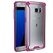 Galaxy S7 Edge Case, POETIC [Affinity Series] [Premium Thin][Corner Protection]No Bulk/Protection where its needed/Dual Material Protective Bumper Case for Samsung Galaxy S7 Edge Pink/Clear