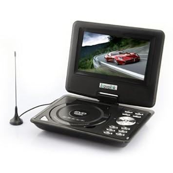 Amazon Com Portable Swivel Bravolink Dvd Player With Tv Usb Card Reader Radio Games Mp3 Cd R Cd Rw Wma Cd Dhcd 9 5 Inch 969 Black Beauty
