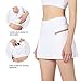 POSHDIVAH Women's Athletic Skirts with Built-in Shorts Skorts for Tennis Golf Running Workout and Casual