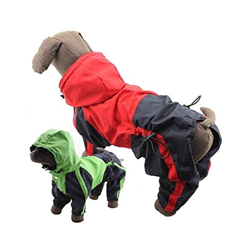 HuiSiFang Dog Coat Jacket Large Waterproof Puppy Dog Raincoat