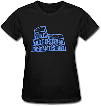 Nicesne Italy Rome Colosseum T Shirt For Women