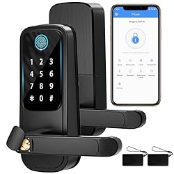Smart Door Lock with Handle,Fingerprint Door