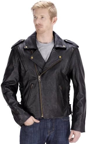 VikingCycle Dark Age Motorcycle Jacket for Men (S)