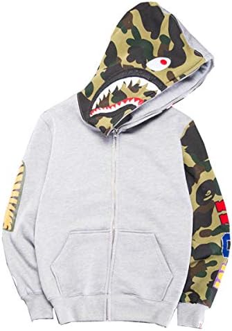 scarlett Mens Hoodies Ape Bape Sweatshirt Fashion Outdoor Tracksuit Casual Hip-Hop Funny Coat