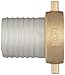 Dixon FAB200 Aluminum Hose Fitting, King Short Shank Suction Coupling with Brass Nut, 2