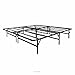 LUCID Foldable Metal Platform Bed Frame and Mattress Foundation -Strong and Sturdy Support - Quiet Noise Free - Full Size