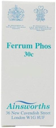 (12 PACK) - Ainsworths - Ferrum Phos 30C Homoeopathic | 120's | 12 PACK BUNDLE