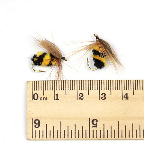 Shumo 10 Pièces 10 Ppats Rtificiels Leurre Bourdon Mouche Mouche Truite Leurres Rtificiels Leurres De Pêche Bionique Beille Ppats De Pêche Ppats Mouche Ppats