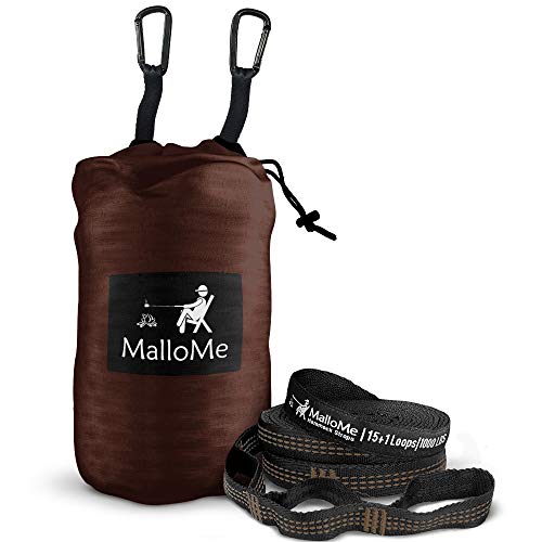 image for MalloMe Double & Single Portable Camping Hammock - Parachute Lightweig