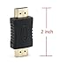 HDMI Adapter,HDMI Male to Male Coupler Extender Connector for HDTV 1080P HDMI Cable Extension Converter,(2-Pack)
