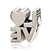 Pandora Jewelry Love Charm in Sterling Silver