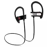 Pakway Q7 Bluetooth Earbuds , HD Stereo Beats Sound Quality Wireless Headphones (Bluetooth 4.1, Built-in Mic, CVC 6.0 Noics Cancelling, Ipx4 Sweatproof) (BLACK+SILVER) …