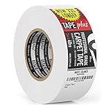 Professional Rug Tape - 2 Inch by 40 Yards (120 Feet! - 2X More!) - Double Sided Non-Slip Carpet Tape - Premium White Finish - Perfect Gripper for Holding Indoor Rugs in Place