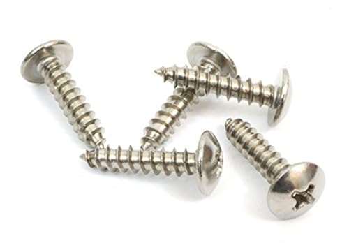 Phillips Truss Head Sheet Metal Screws #8X1-1/2 - 18-8 Stainless Steel 100 Pack