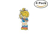 Rainbow Brite 4 Stickers 4x4 Inches Cartoon Car Bumper Window Sticker Decal 45