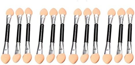 10 Cosmetic sponge applicator for applying mirror glitter powder to nails disposable brushes