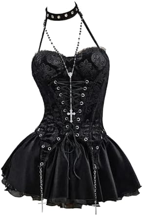 Amazon.com: Coskidz Women's Amane Misa Dark Gothic Cosplay Costume
